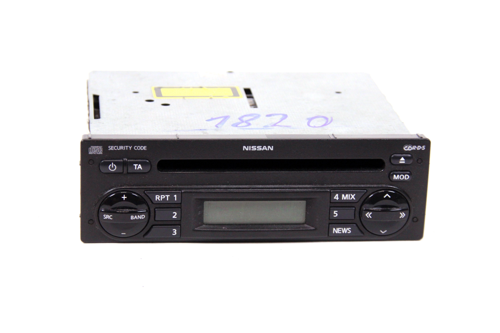 Autoradio original Nissan Micra K12 MM schwarz Blaupunkt CDG 7645389318 Code eBay