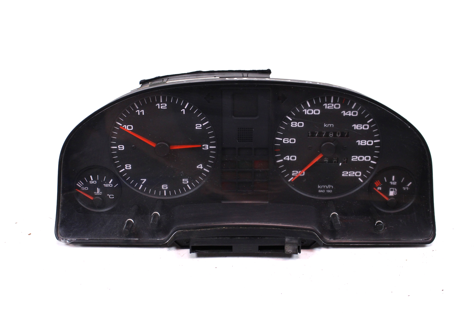 original Audi 80 B4 Kombiinstrument Tachometer 8A919033E Tacho KFZ mit Uhr