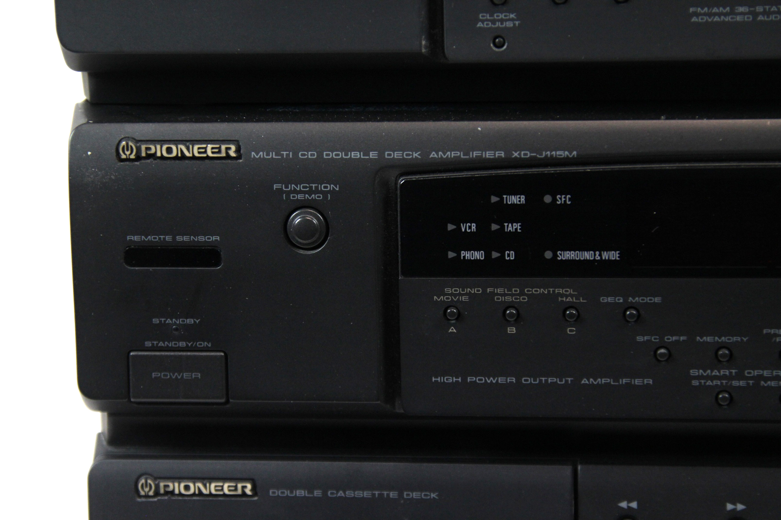 PIONEER XDJ115M Stereoanlage HiFi CDWechsler 6fach Kassettendeck FJ210 Tuner eBay