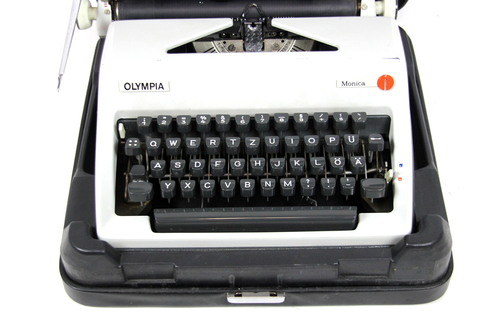 OLYMPIA MONICA mechanische Reise Schreibmaschine im Koffer Typewriter eBay