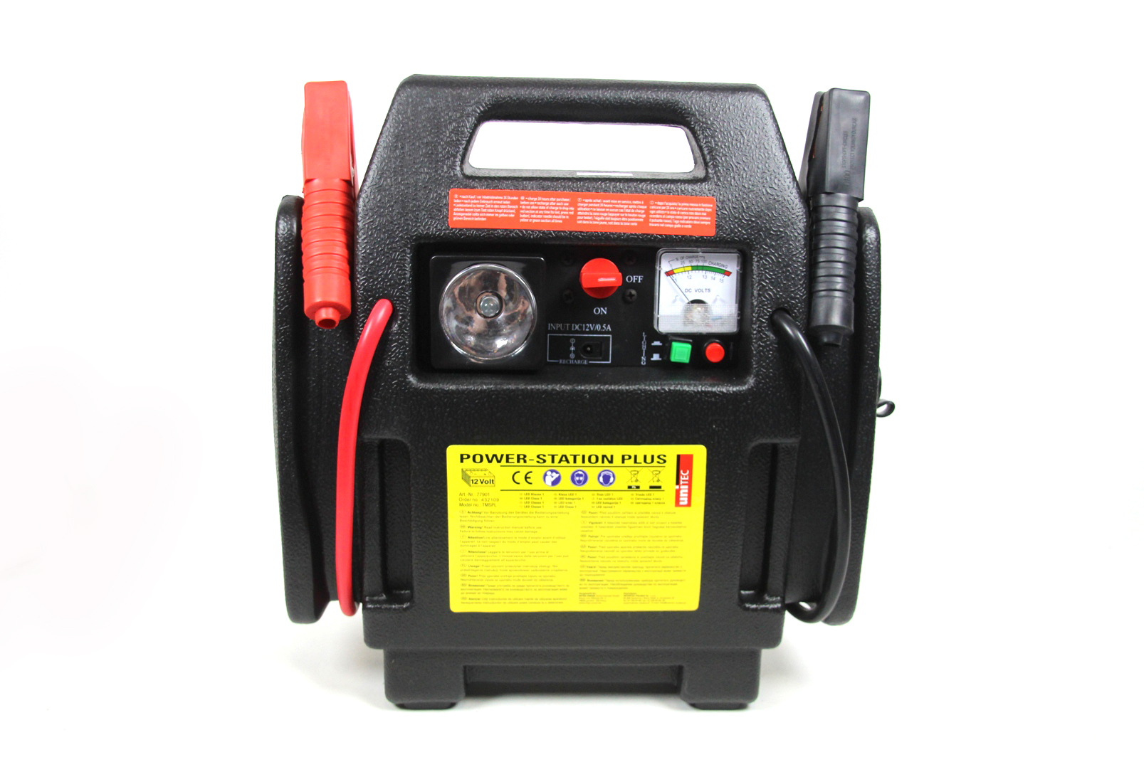 Unitec PowerStation Plus OVP Stromquelle Starthilfe Kompressor 18 bar